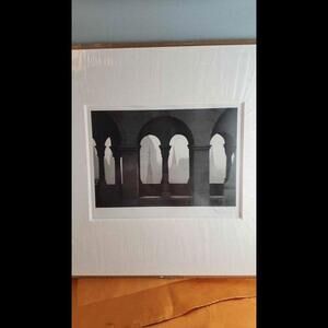 Stunning Black and White Photo Matted 15 1/2 inches x 12 inches